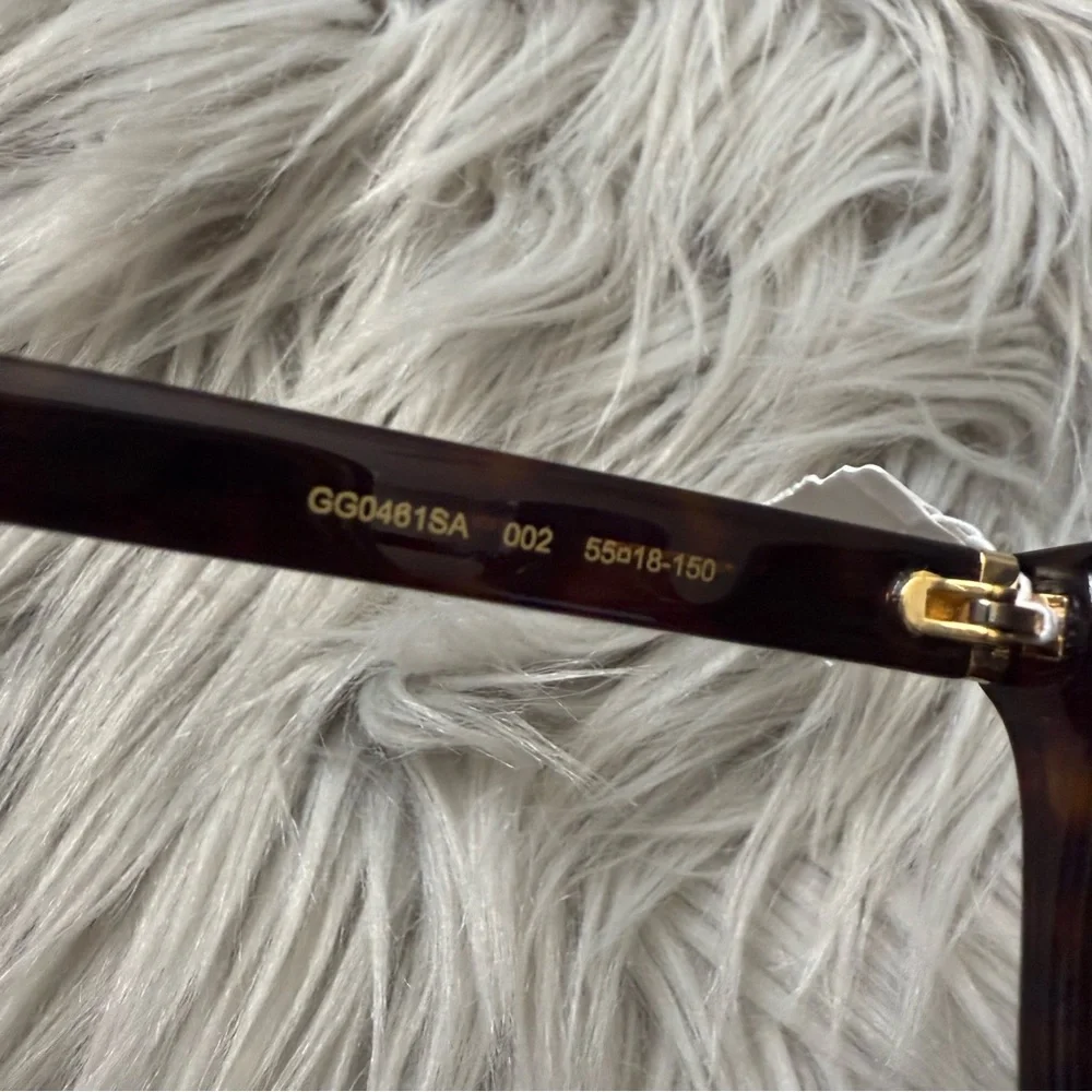 GUCCI GG0461SA Cat Eye Havana Tortoise Sunglasses NWT